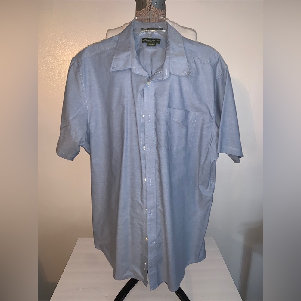 Eddie Bauer Short Sleeve Shirt Size XL Preowned